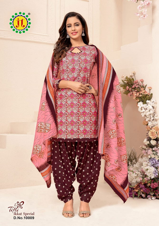 Jt Titli 10 Ikkat Special Casual Daily Wear Wholesale Dress Material Collection 